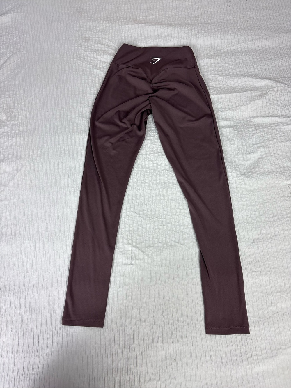 Gymshark Burgundy Seamless High-Waist Leggings - Picture 3 of 8